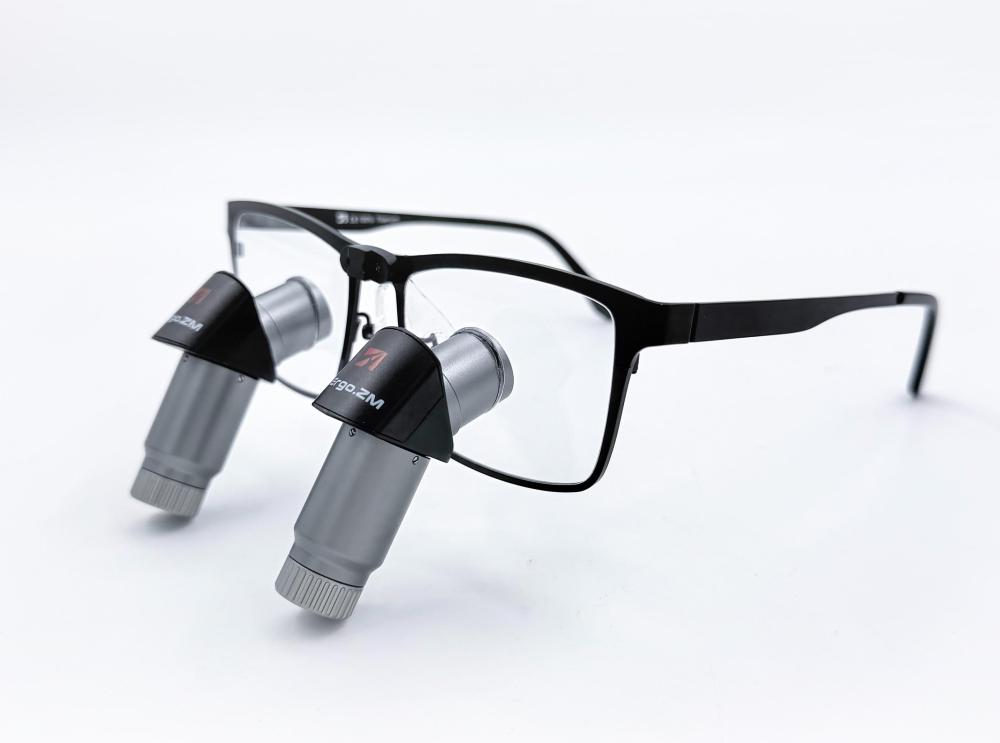 ErgoZm  5.0 Бинокуляры угловые индивид. с линзами рефрактивного типа,PD=64, Тi frame, АМ26OТI BLAC