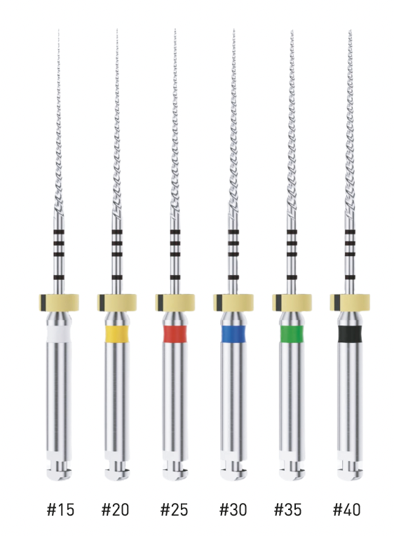 DK-Files (ХВОСТОВИК_15ММ), 21мм, в наборе: 04 15-40, машинные файлы, никель-титан, 6 шт. Eurofile