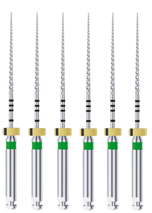 DK-Files (ХВОСТОВИК_15ММ), 21мм, размер 04-35, машинные файлы, никель-титан, 6 шт.Eurofile