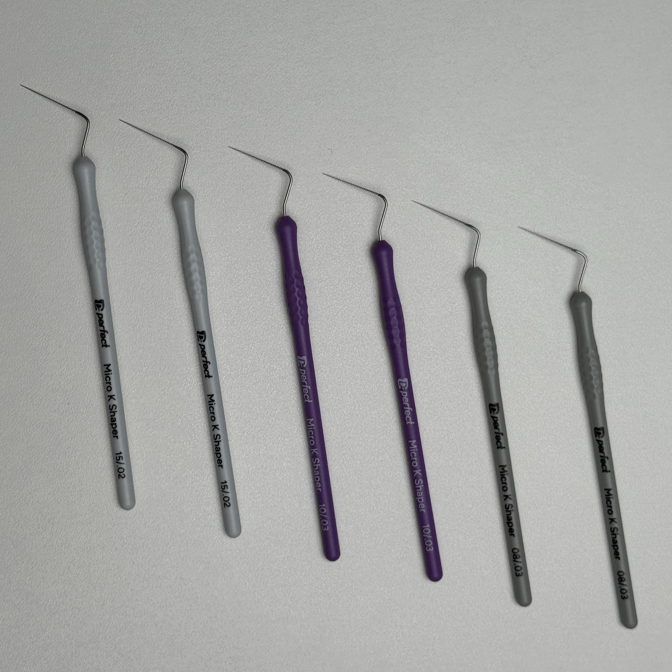 Micro K Shaper 08-10/.03 15/.02 набор - ручной инструмент для работы под увеличением, 6 шт. EuroFile