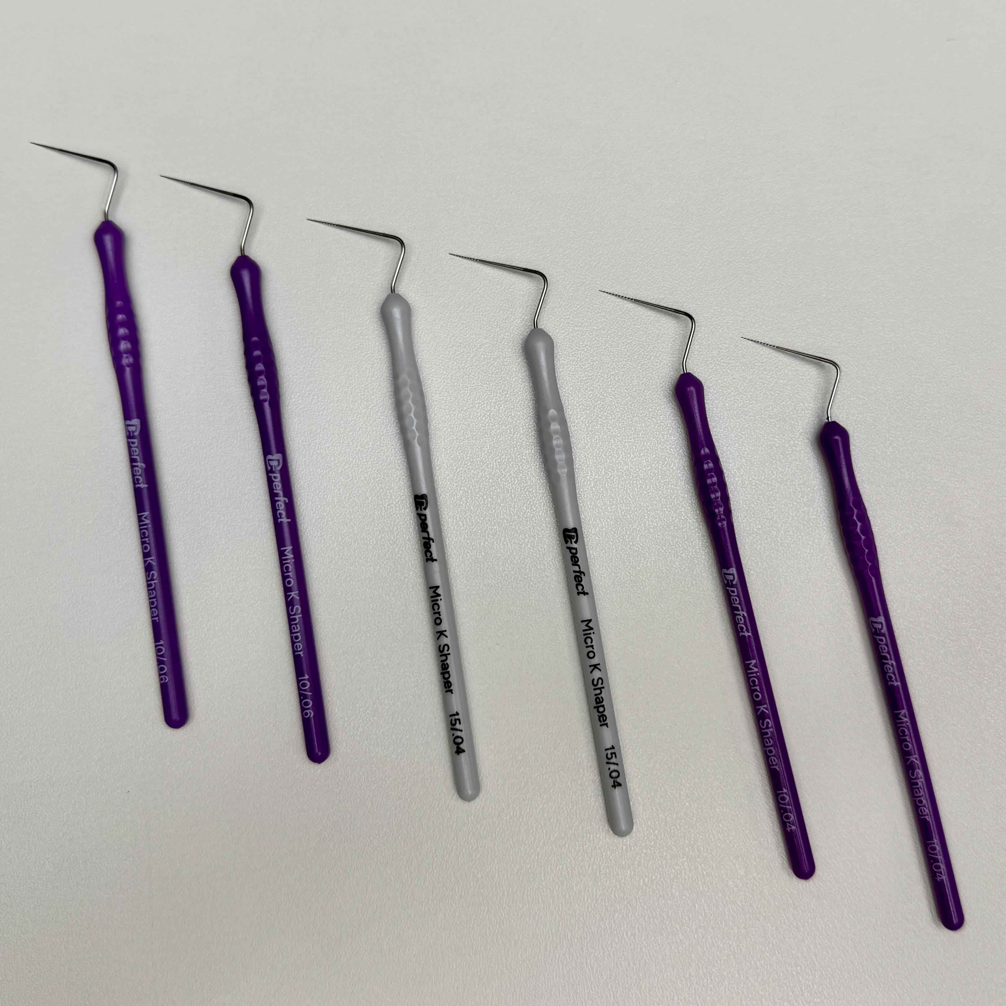 *Micro K Shaper 10-15/.04, 10/.06 - ручной инструмент для работы под увеличением, 6 шт. EuroFile