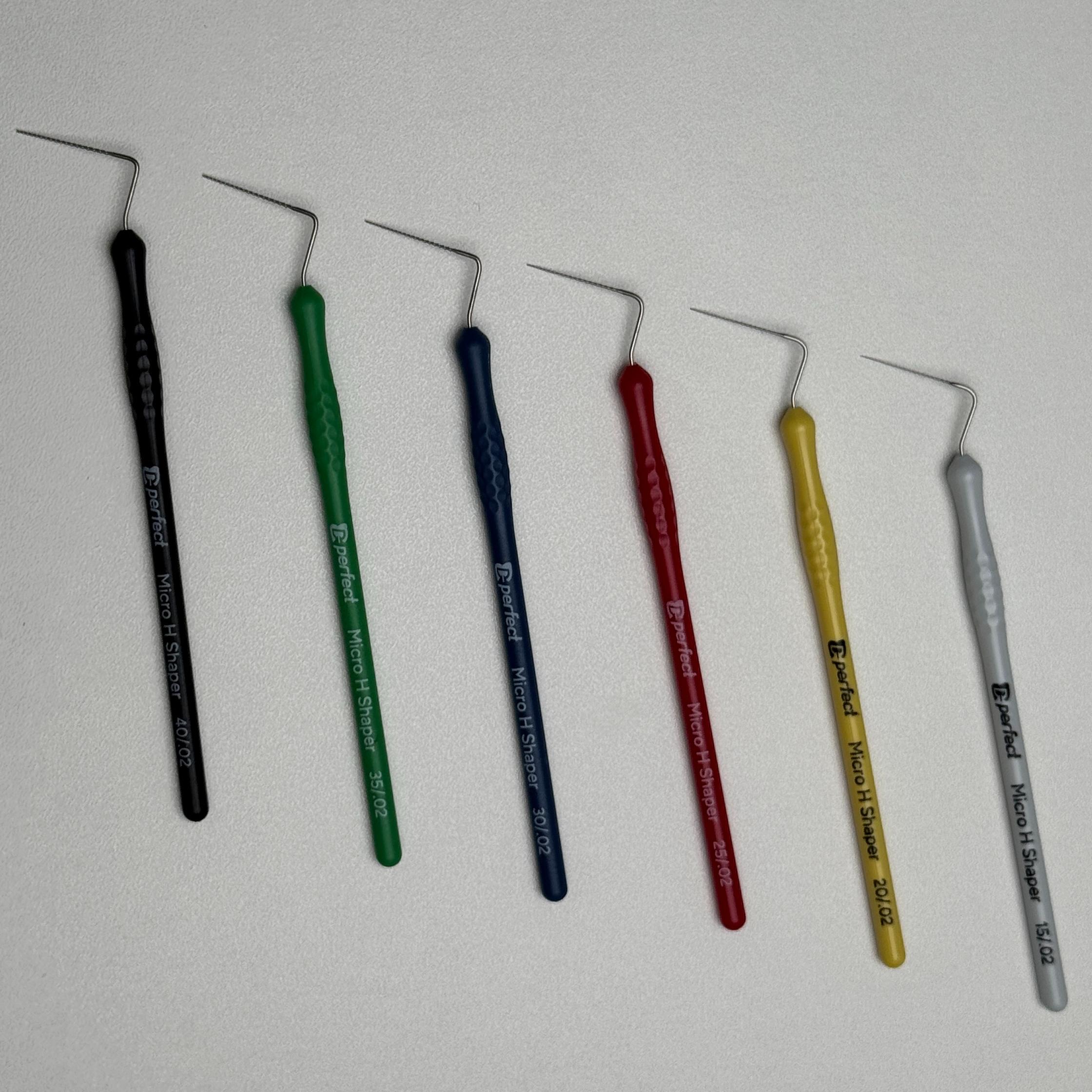 Micro Н Shaper 15-40/.02 набор - ручной инструмент для работы под увеличением, 6 шт. EuroFile