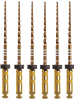 Ultratapers Gold F5, 21мм, стерильные машинные, никель-титан, 6 шт., Eurofile