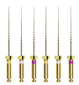 UltraPathFiles Gold (патфайлы), 25 мм, в наборе: 013-019, маш. файлы, никель-титан, 6 шт. Eurofile