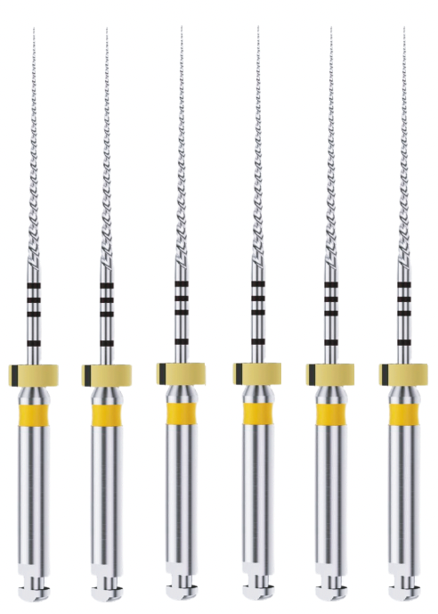 DK-Files (ХВОСТОВИК_15ММ), 25мм, размер 04-20, машинные файлы, никель-титан, 6 шт.Eurofile