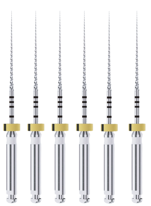 DK-Files (ХВОСТОВИК_15ММ), 21мм, размер 04-15, машинные файлы, никель-титан, 6 шт.Eurofile