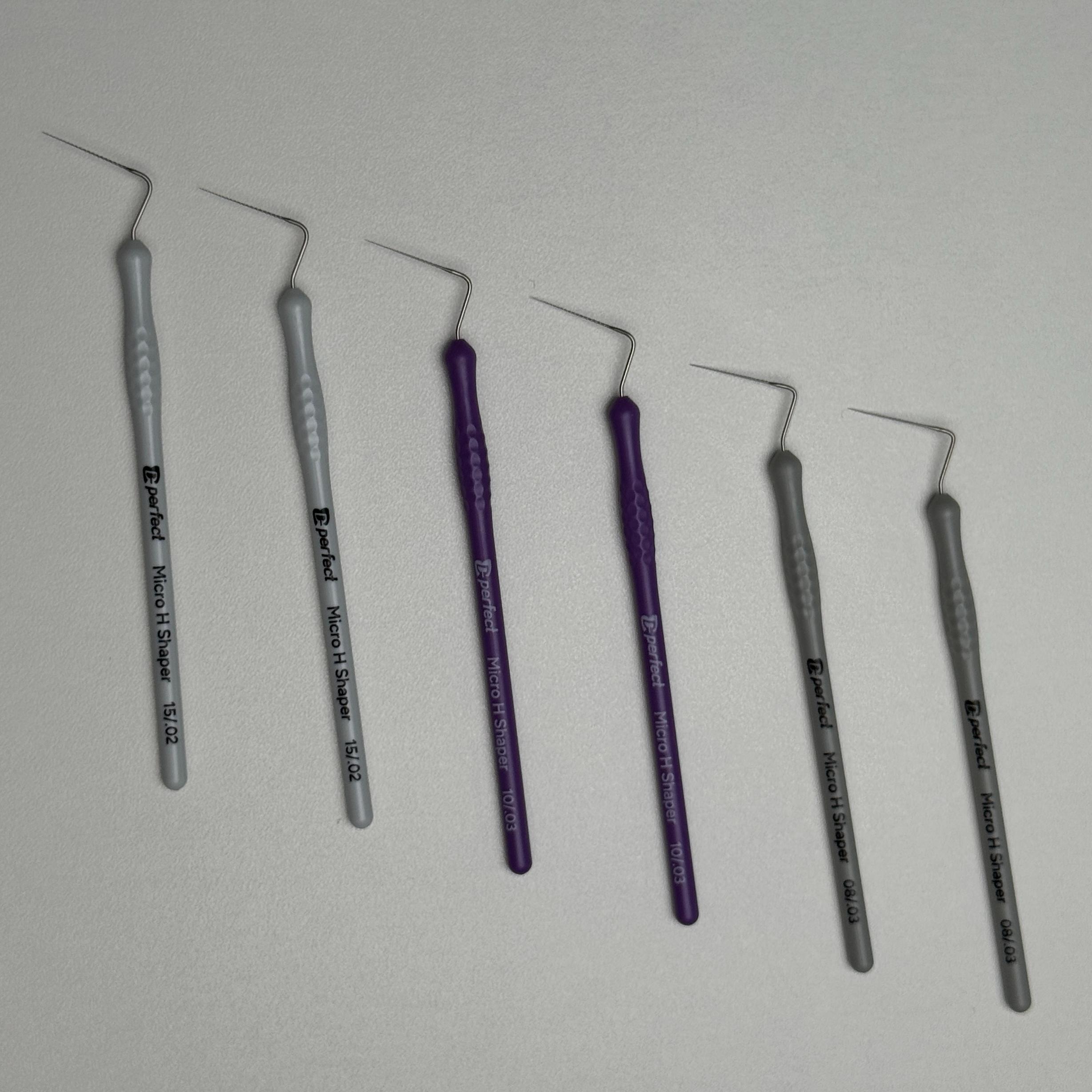 Micro H Shaper 08-10/.03 15/.02 набор - ручной инструмент для работы под увеличением, 6 шт. EuroFile