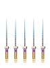 T-Flex, 21мм, размер 04/10, стерильные машинные файлы, никель-титан, 5 шт.