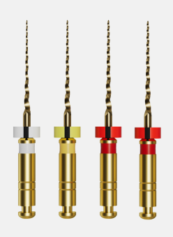 KIDDO Gold, 16мм, ассорти набор, стерильные машинные файлы, 4 шт., EuroFile