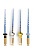 T-Flex, 25мм, набор (GeoSoft Apex-Max): 40/.02, 45/.02, 50/.02, 60/.02, стерил. маш. файлы, 4 шт.